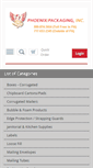 Mobile Screenshot of phoenixpackagingpa.com